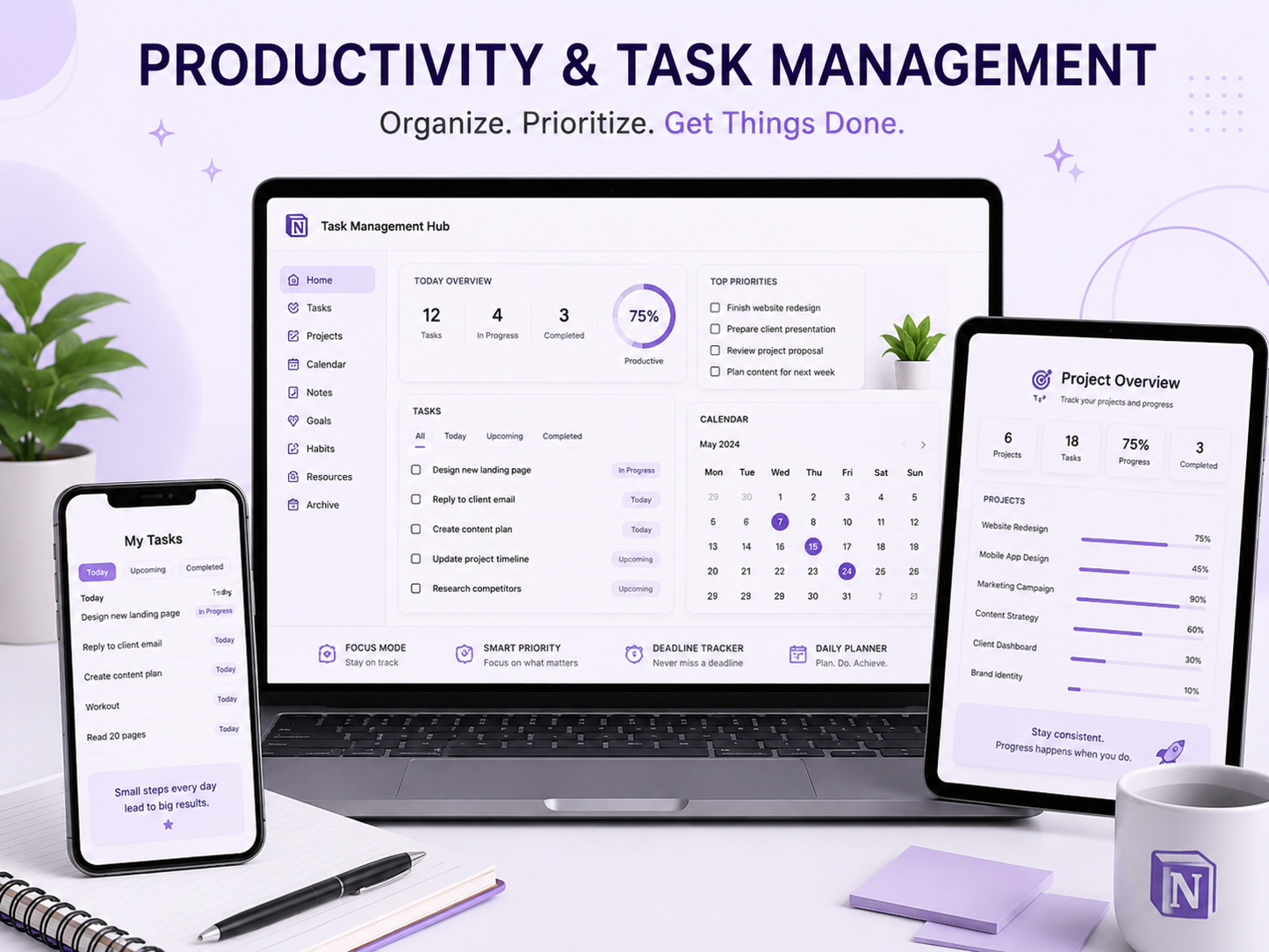 2026 Notion Template Life Planner Notion Dashboard All-in-One Notion Planner Second Brain Digital Planner Notion Finance Notion Aesthetic