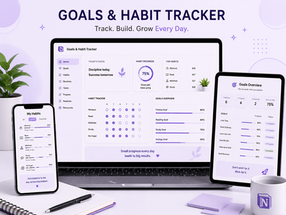 2026 Notion Template Life Planner Notion Dashboard All-in-One Notion Planner Second Brain Digital Planner Notion Finance Notion Aesthetic