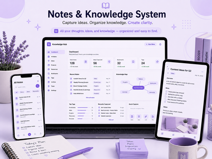 2026 Notion Template Life Planner Notion Dashboard All-in-One Notion Planner Second Brain Digital Planner Notion Finance Notion Aesthetic